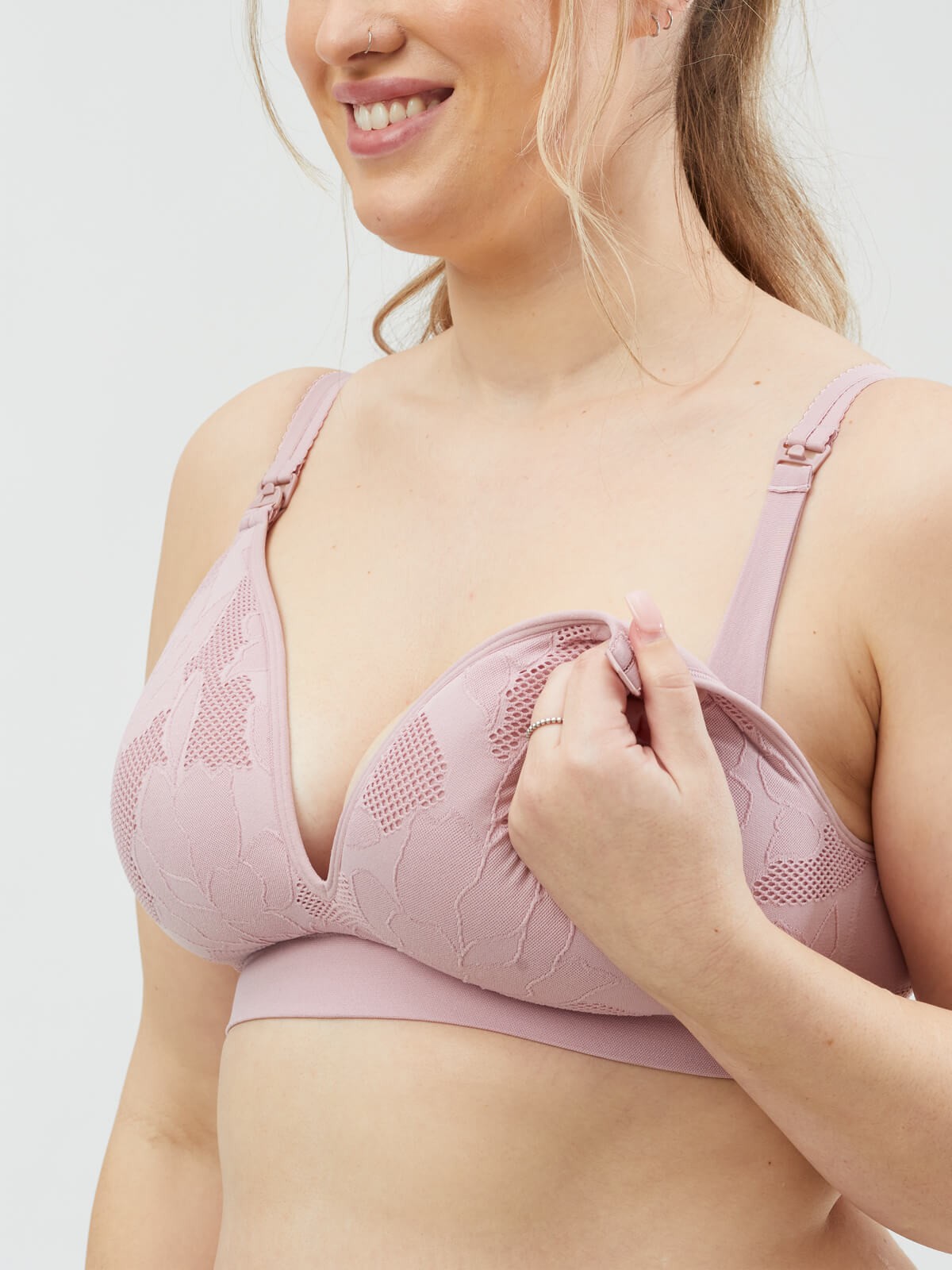 Freckles Recycled Supportive Nursing Bra Cake Maternity