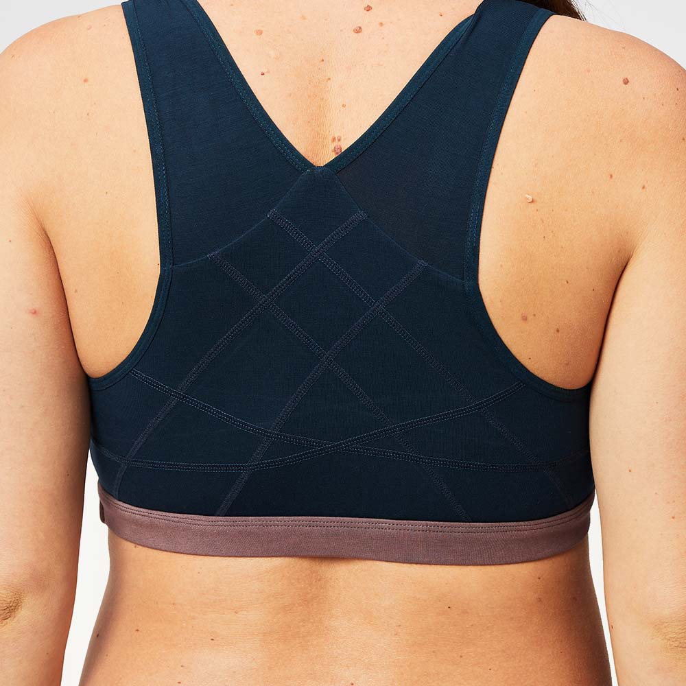 milk bamboo sleep nursing bra racer back design