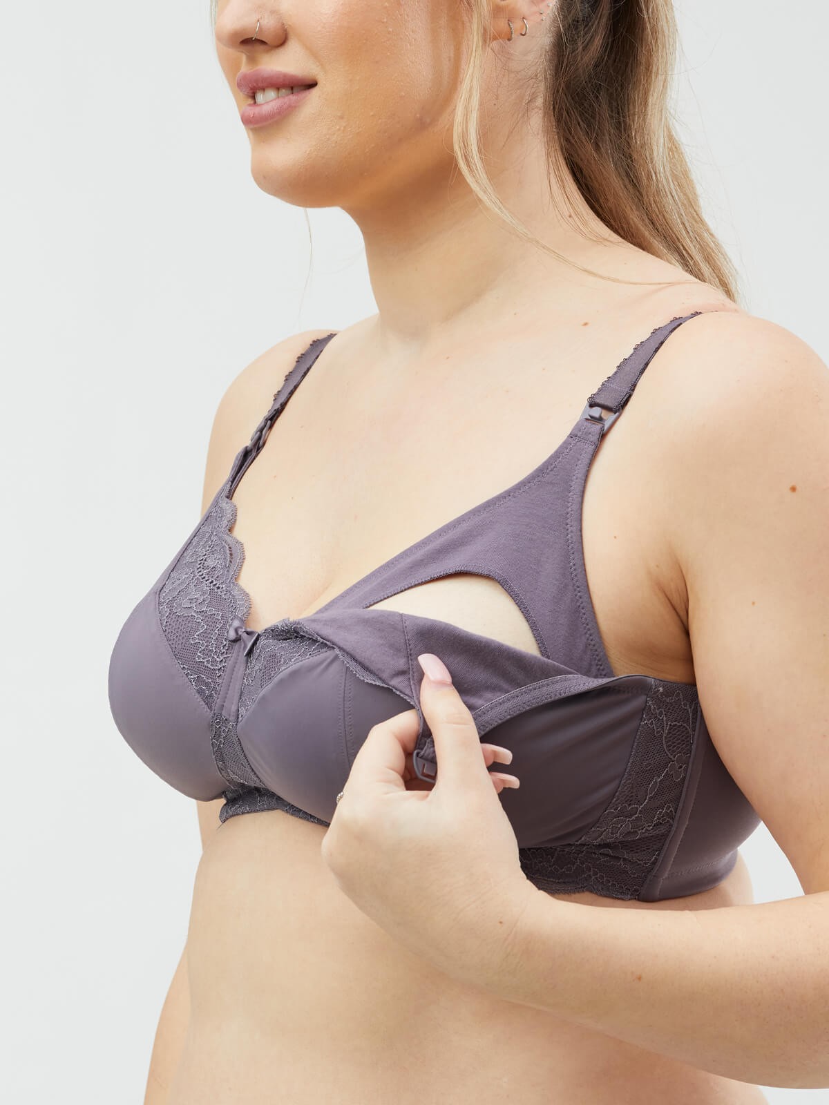 UNBIT Women's Lingerie, Bra Large Front Open Bra Underwear Breast