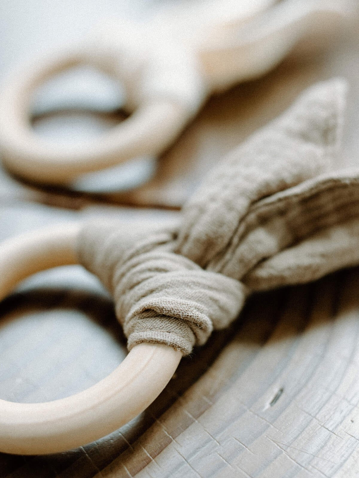 bunny teethers close up