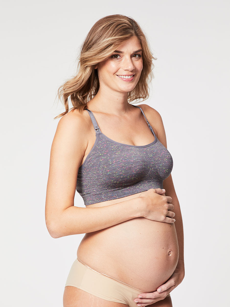 EECOO Cotton Maternity Nursing Breast Feeding Bras Prevent Sagging Pregnant  Women Underwear