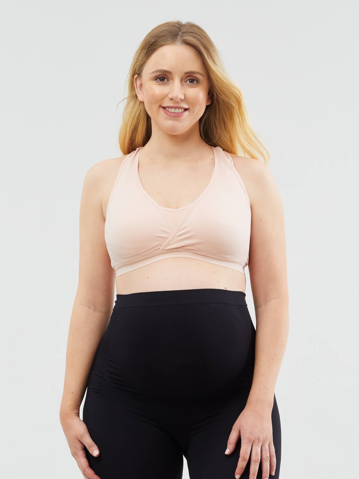 Cake Maternity Lotus Yoga & Hands Free Pumping E-Ff Cup Wire-Free Bra -  Curvy