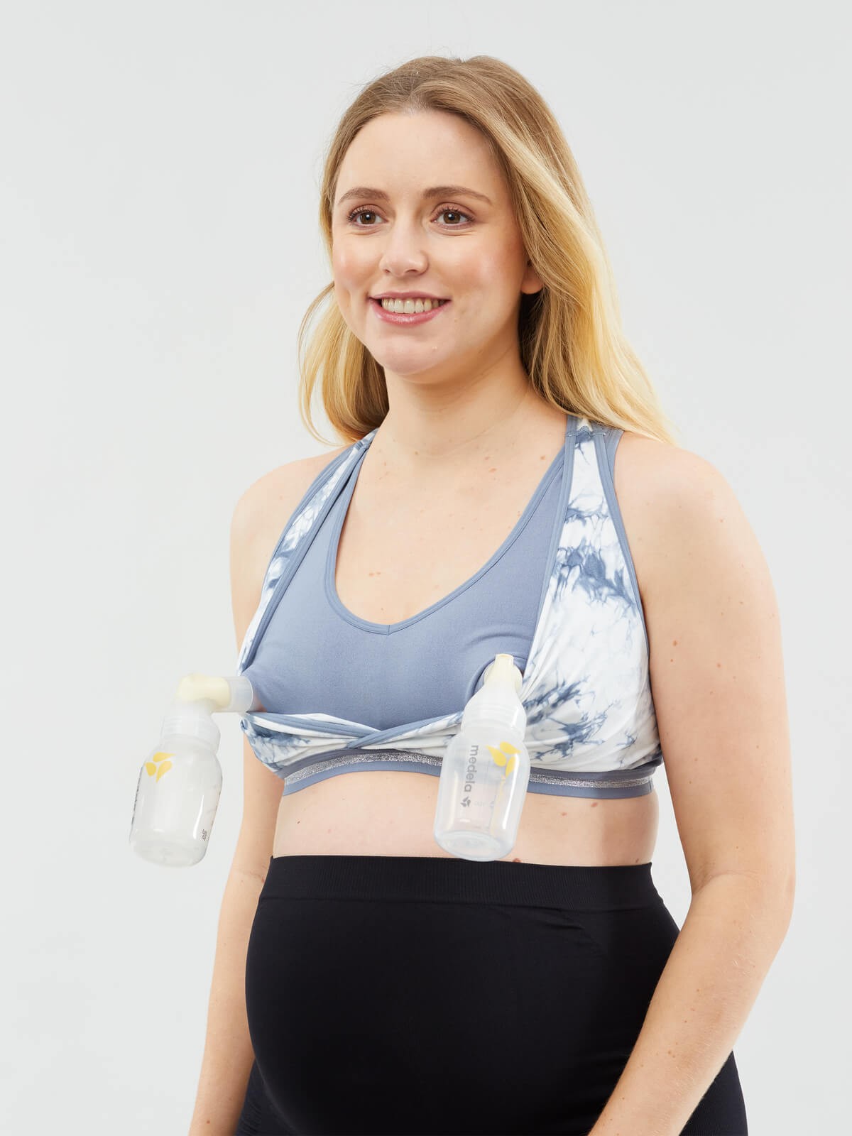 MOMANDA Cotton Hands Free Pumping Longline Bra Set For Nursing,  Breastfeeding, And Sleep Wireless Crossover Maternity Lingerie With Soft  XSL Fabric 230927 From Bong08, $16.5