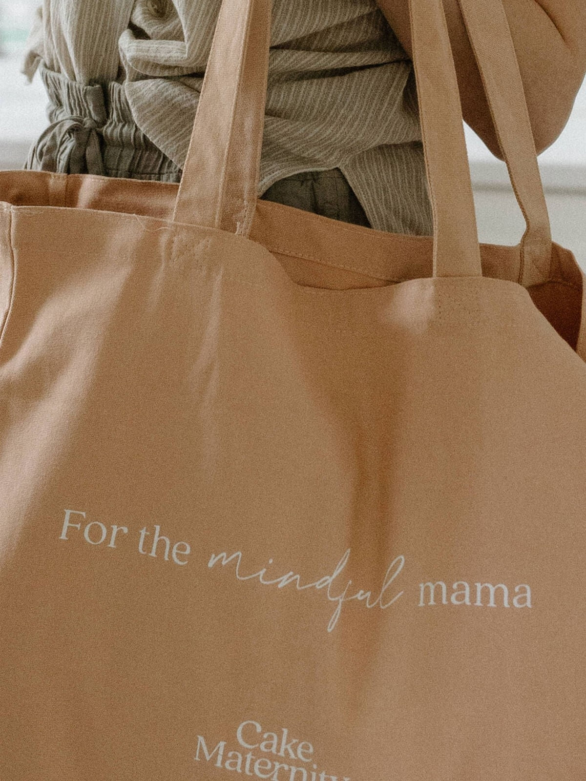 maternity tote bag print